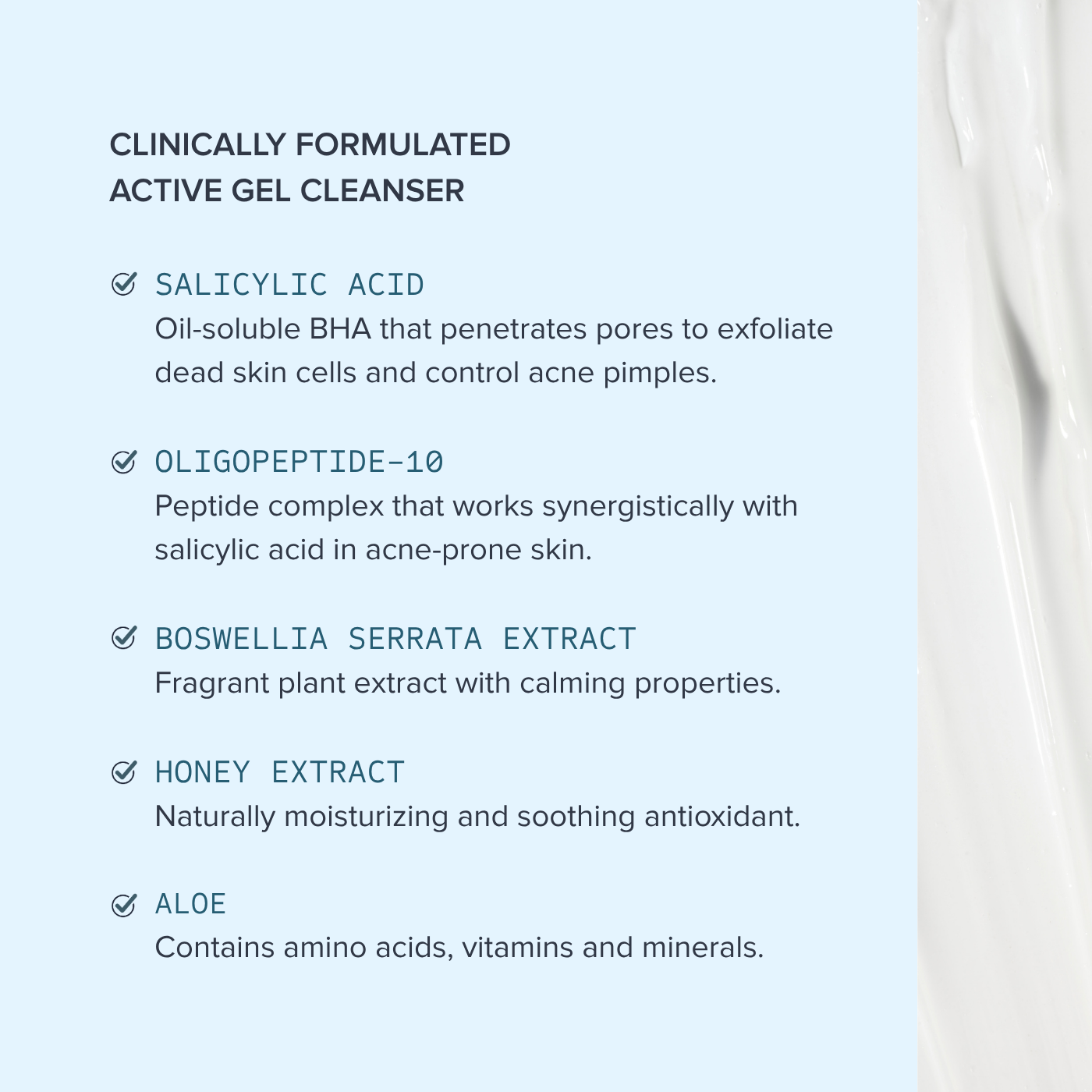 Nettoyant clarifiant pour acné
