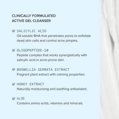 Nettoyant clarifiant pour acné