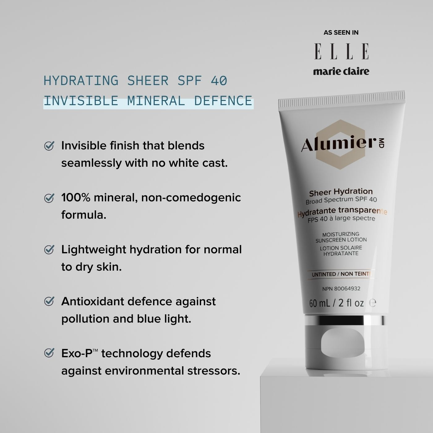 Sheer Hydration Broad Spectrum SPF 40 (Untinted)