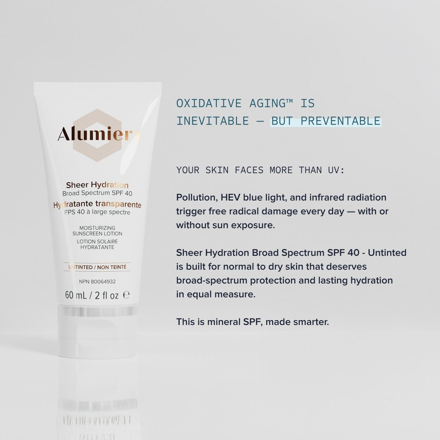 Sheer Hydration Broad Spectrum SPF 40 (Untinted)